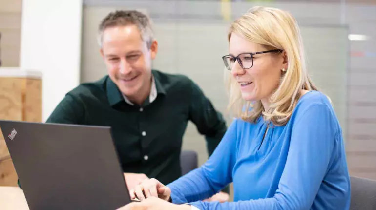 Katharina und Hilmar Atlassian Experten bei Fronius