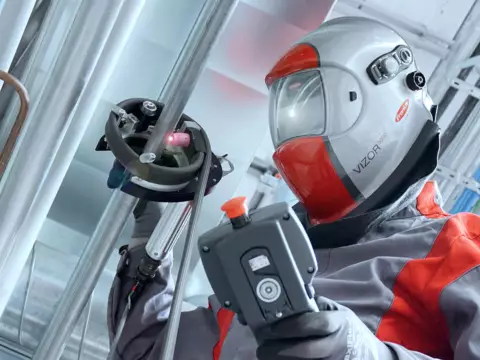 mechanisiertes WIG Orbitalschweißen mit FOH WIG Orbitalschweißen, FOH