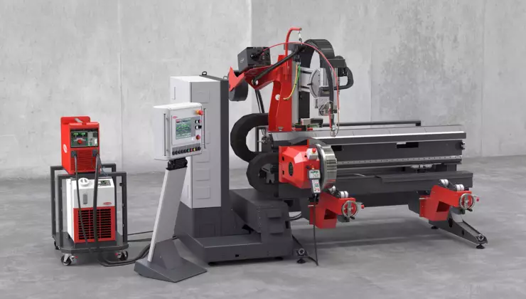 FCW compact welding system